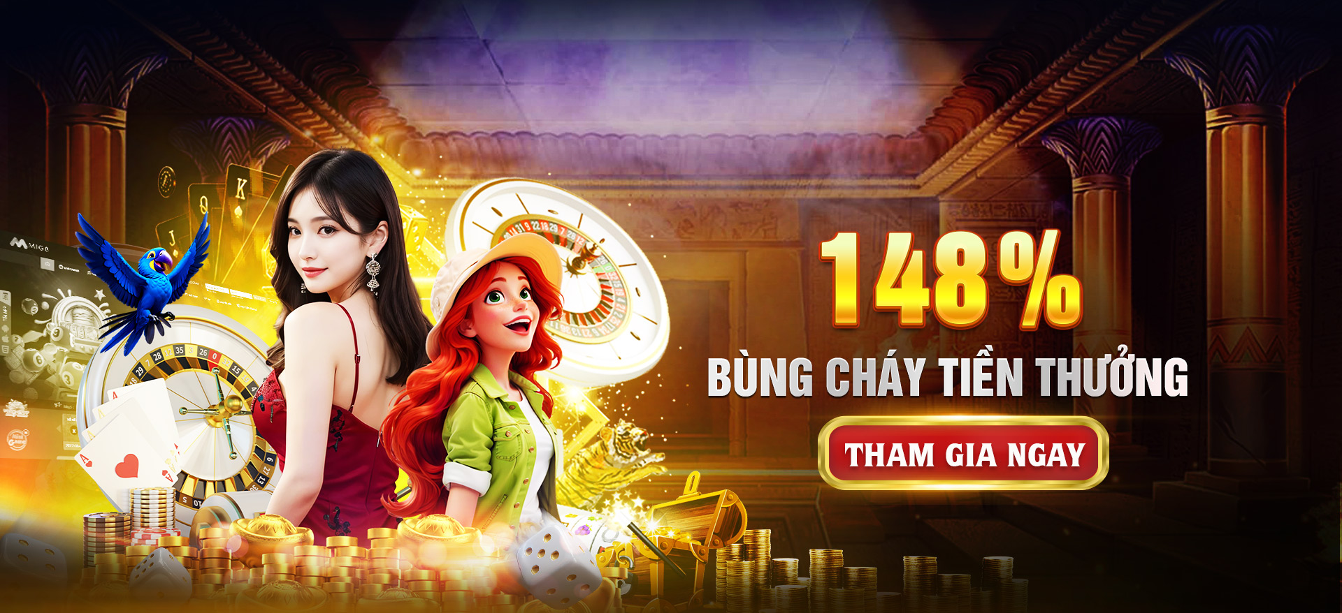 Hình ảnh quảng cáo của vn588 hiển thị nền tảng và các lợi ích